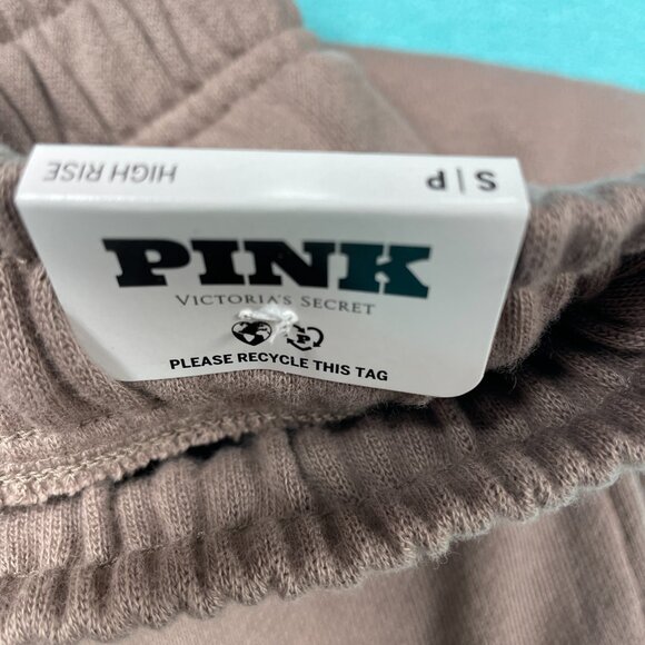 NWT - PINK Victoria's Secret - S - Ivy Fleece Sweatpants - High Rise Relaxed Fit - Picture 5 of 16